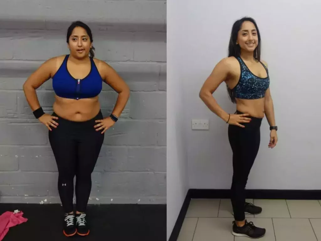 Female Body Cycling Transmation: Before and After in One Month