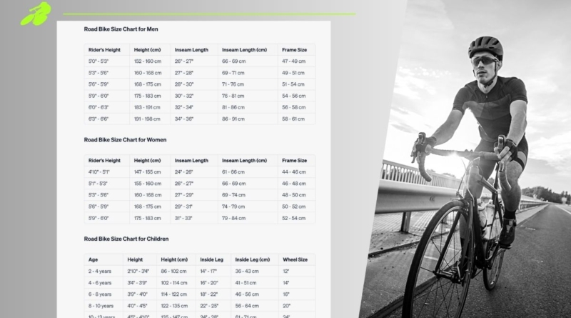 Road Bike Size Chart: How to Choose the Right Size