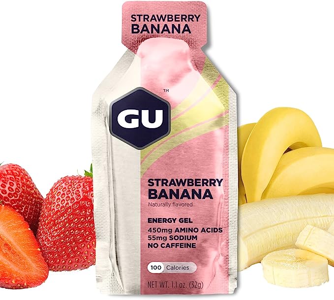 Energy Gel, 8-Count, Strawberry Banana